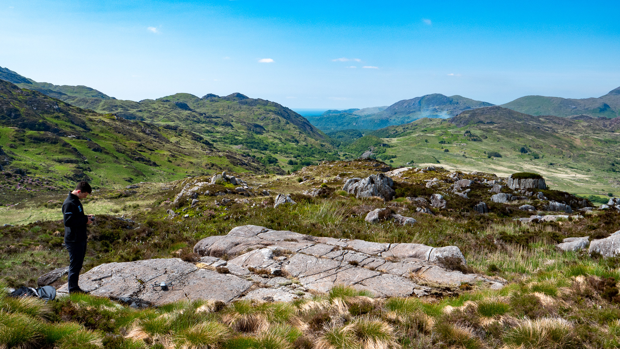 Peilot y Drôn yn Hafodydd Brithion